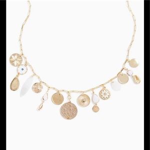 Torrid Long Charm and Shell Necklace NWT
